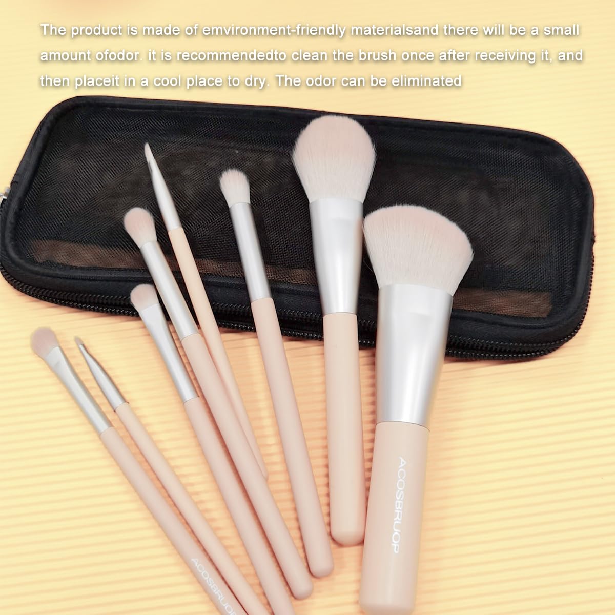 ACOSBRUOP powder and blush brushes ready for soft, buildable color.