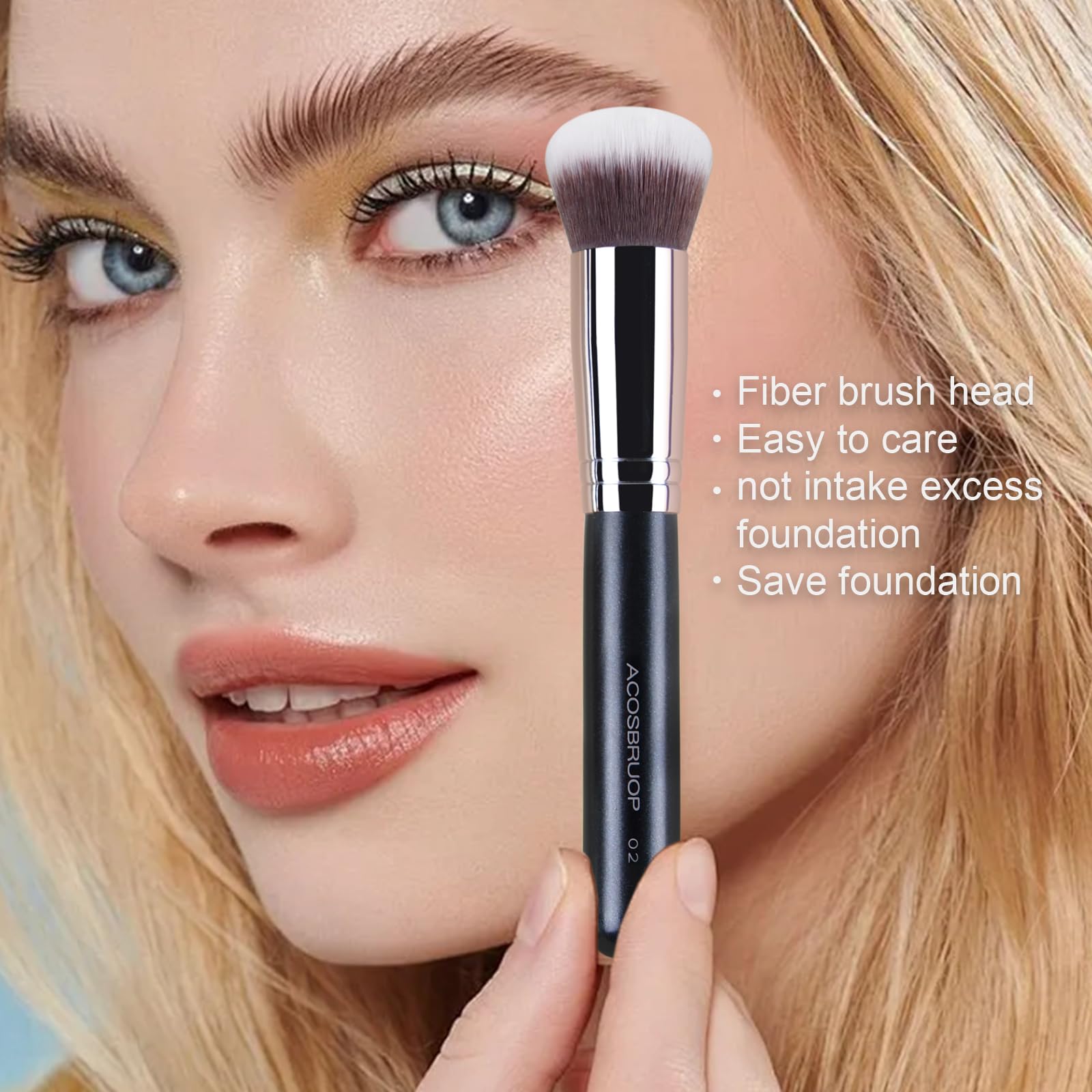 ACOSBRUOP professional-grade makeup brush for precise blending
