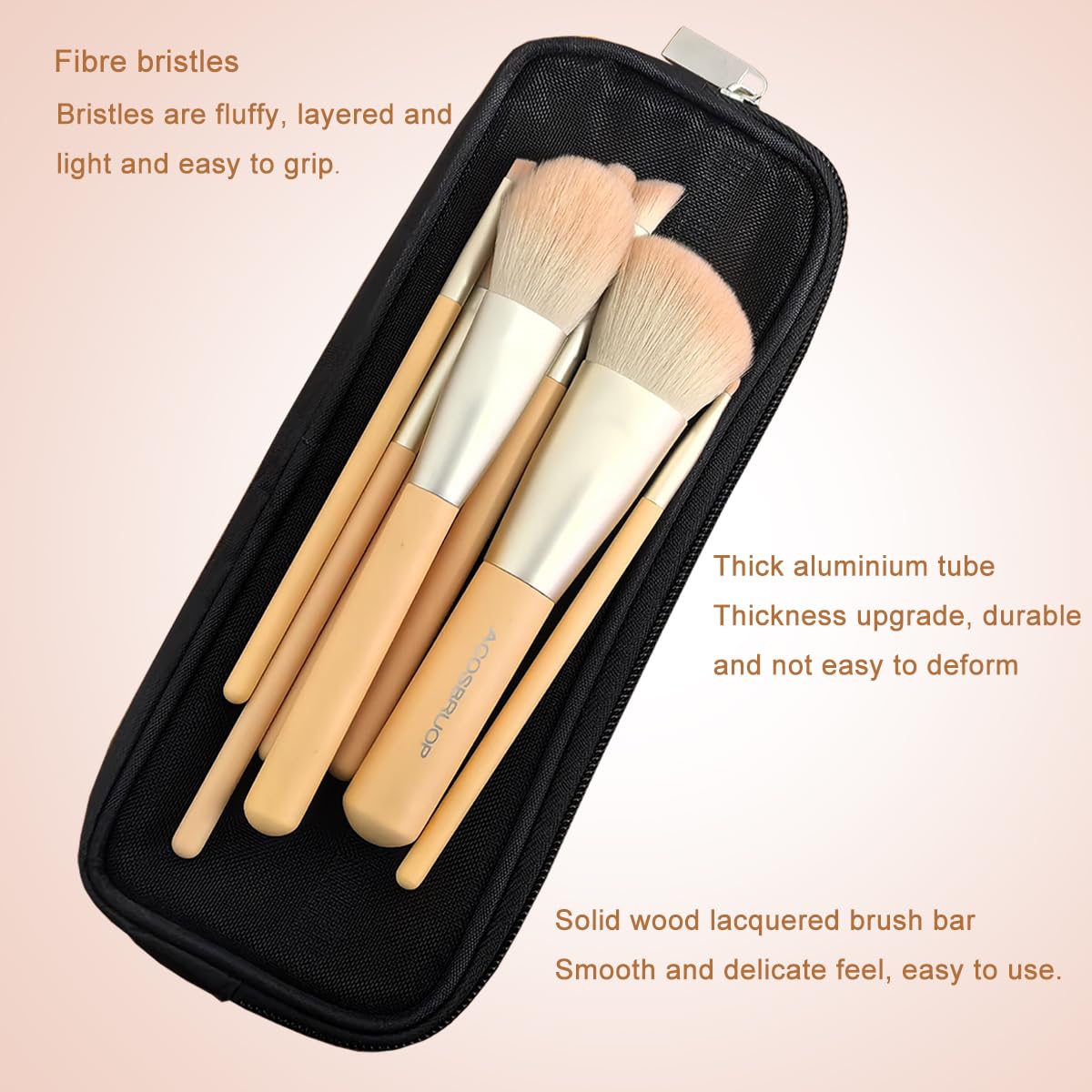 ACOSBRUOP travel-friendly kit organized in a compact carrying case.
