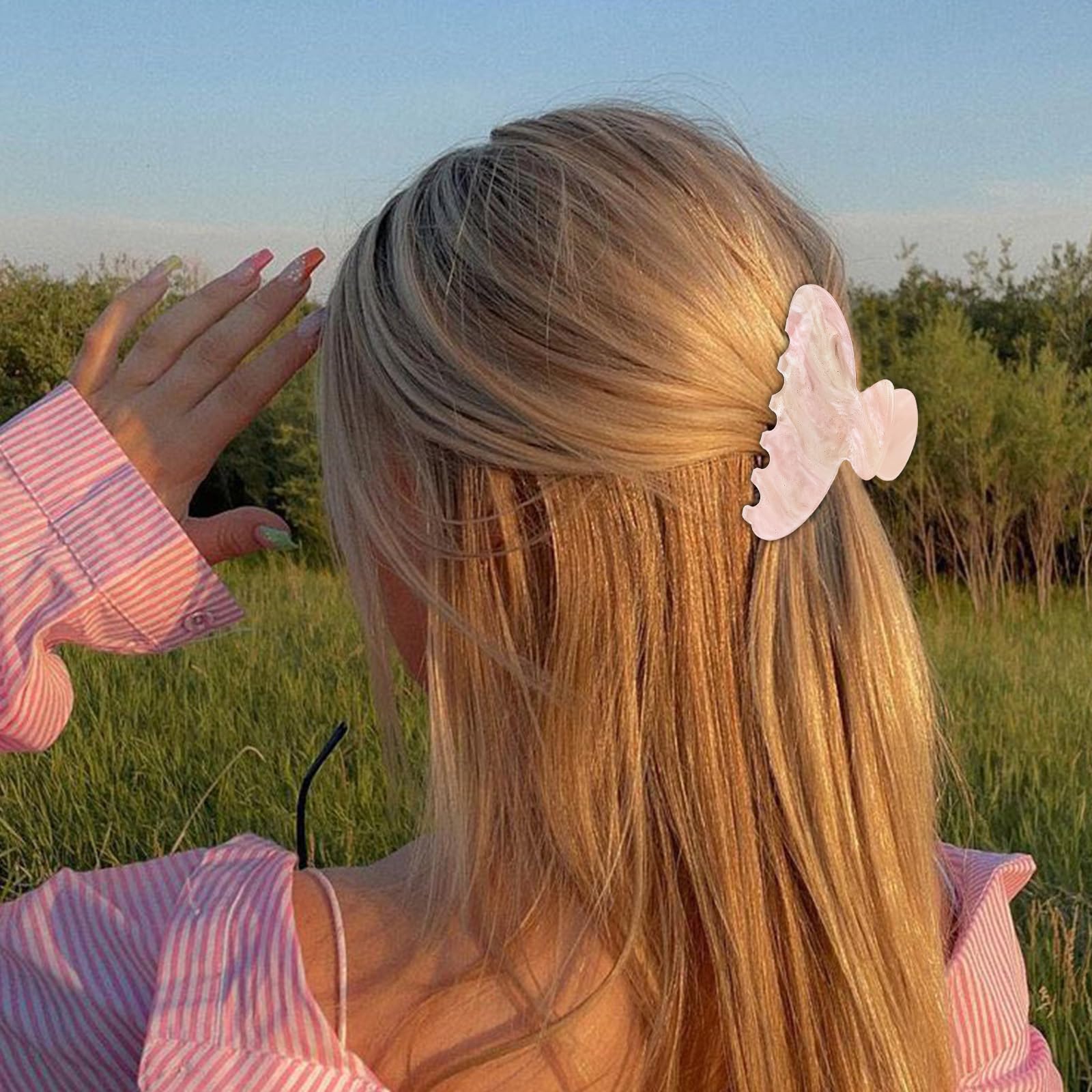 ACOU-UINT clip-dia-a-dia-cabello, uso rápido al salir de casa