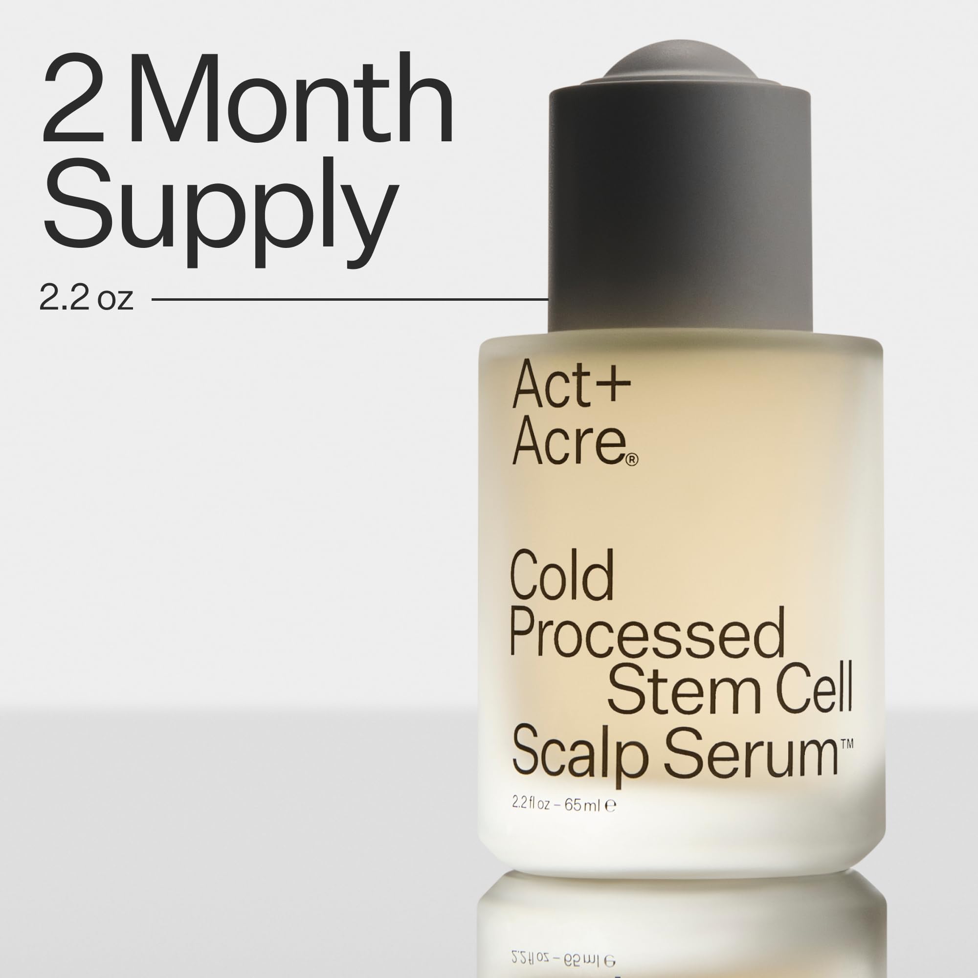ACT+ ACRE vegan color-safe formula on label and packaging