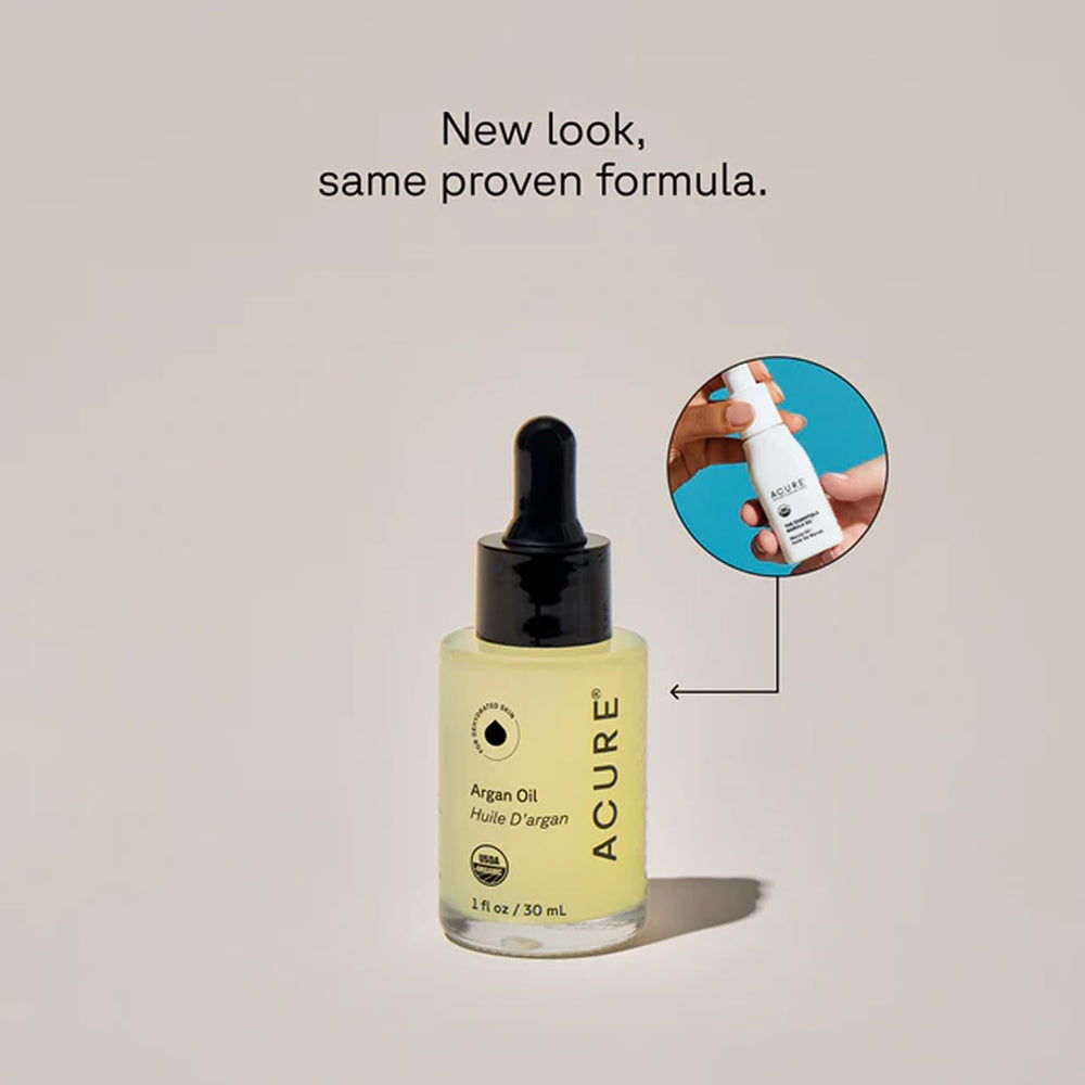 Acure Aceite de Argán: suero facial para rostro radiante y suave.