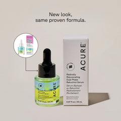 Acure Bakuchiol Serum, aceites botánicos prensados en frío, nutre la piel.