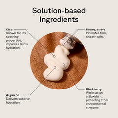 Aplicación diaria de Acure Brightening Day Cream para rostro y cuello.