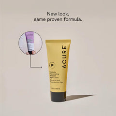 Crema de noche Acure con textura ligera para rostro y cuello