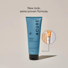 Acure Daily Workout Watermelon, detalle de etiqueta, balancea y revitaliza el cabello.