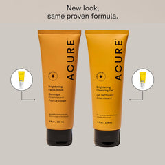 Acure gel limpiador facial suave para limpieza diaria sin resecar.