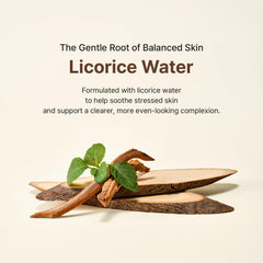 ACWELL Licorice Serum combina antioxidantes para protección ambiental y luminosidad.