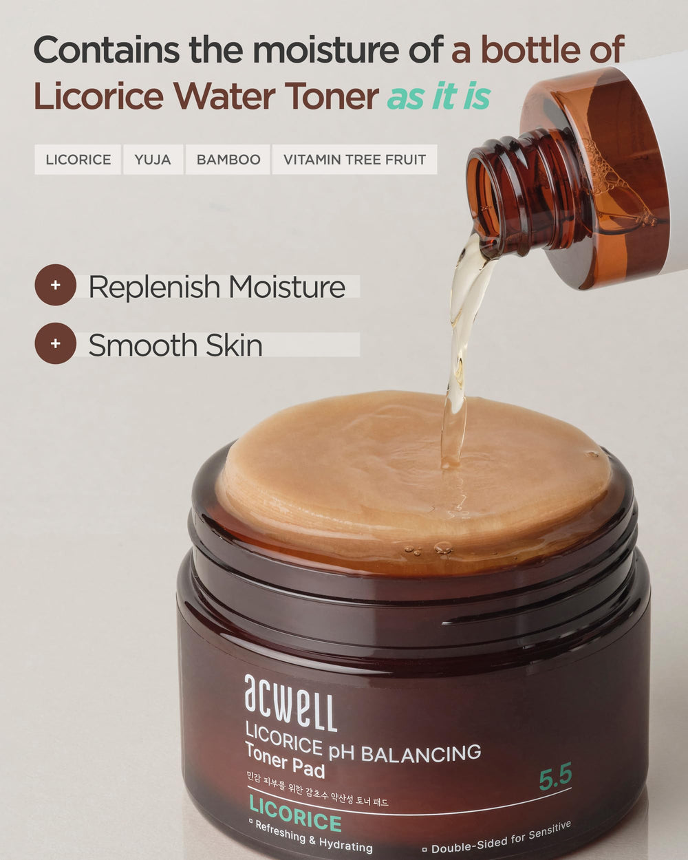 ACWELL Licorice Toner in morning routine for refreshing skin.