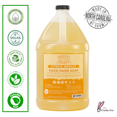 Adams Handmade Soap Citrus Medley label close-up highlights organic oils.