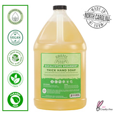 Adams Handmade Soap Castile foaming dispense shows gentle, versatile cleaning at home