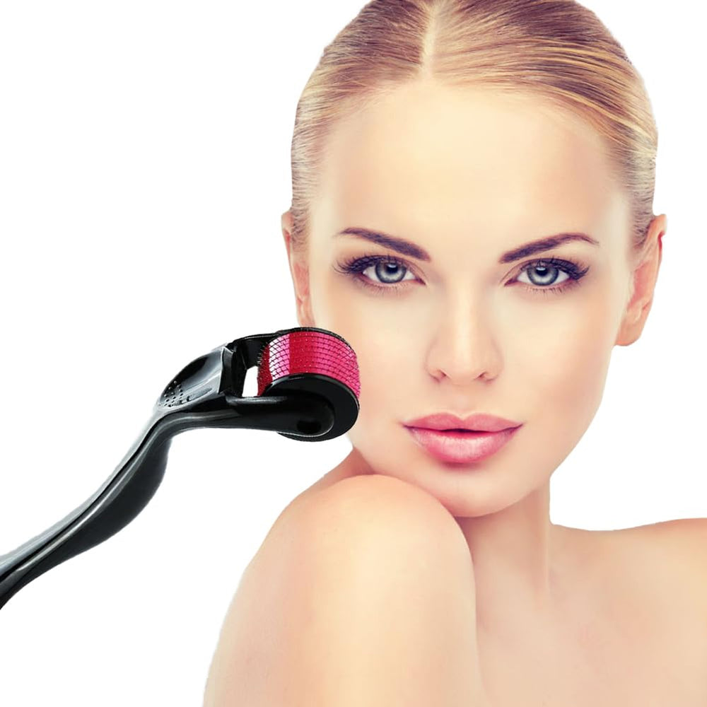 Addabst Derma Roller used with hyaluronic acid for hydration during rolling