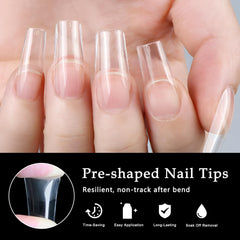 AddFavor 12 sizes labeled 0–11 for easy fitting to most nails.