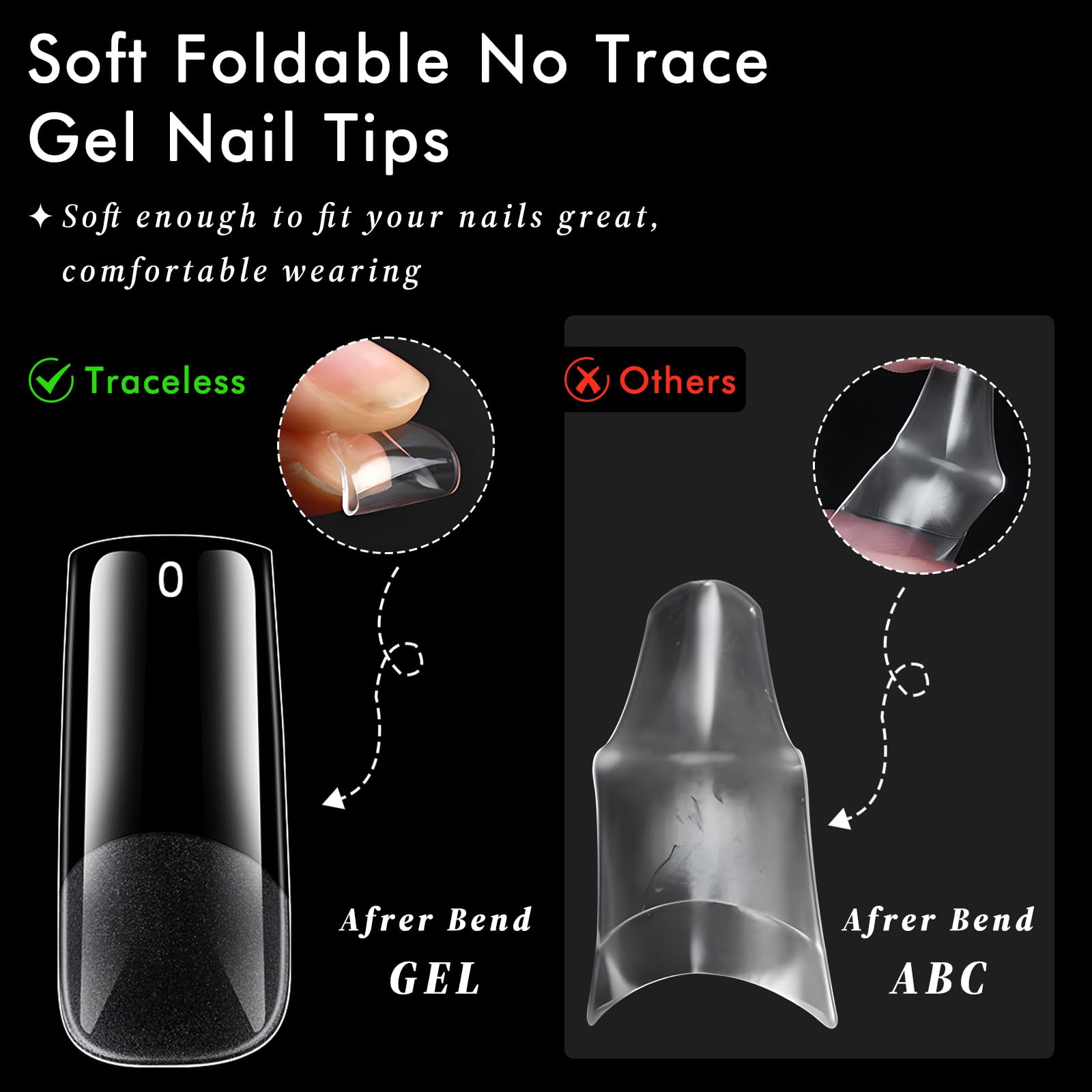 AddFavor natural-fit curve nails provide snug wear without tightness all day.