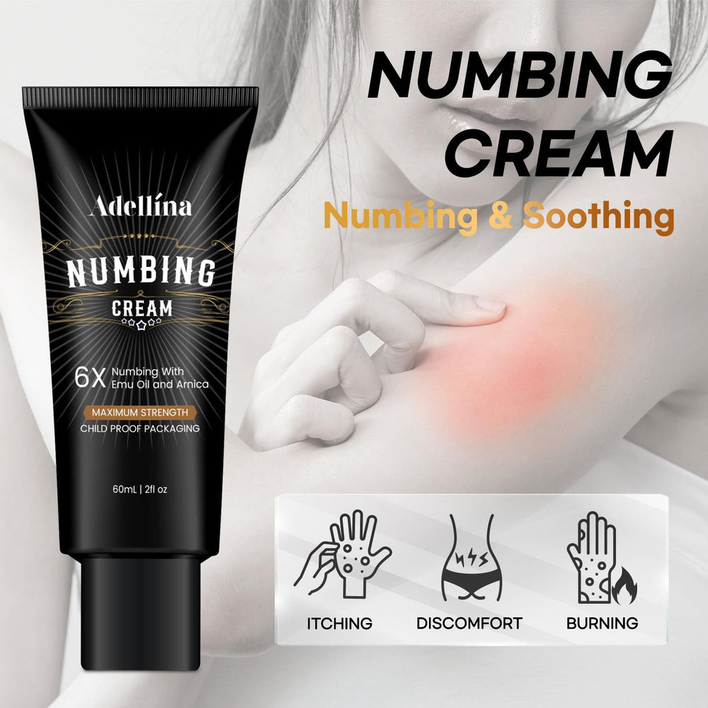 Adellina crema de alivio: absorción rápida para menos molestias.