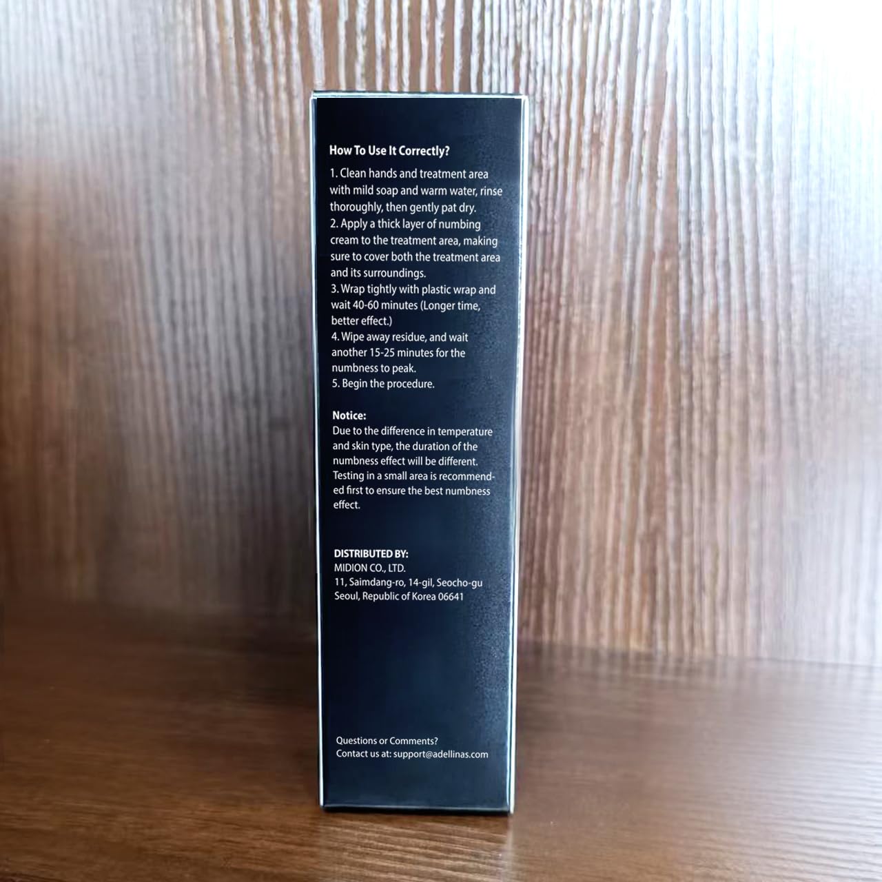 Adellina crema para piel sensible; práctico y suave.