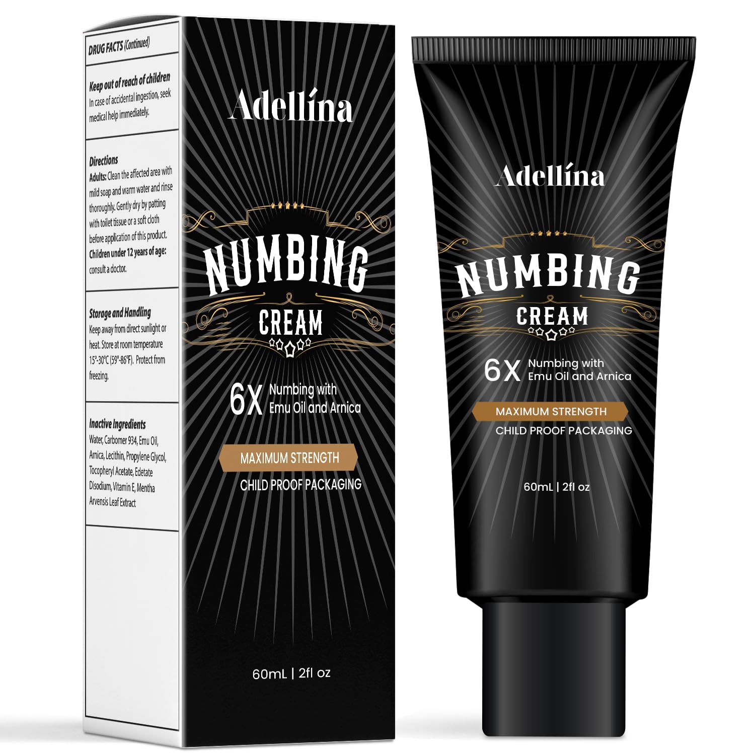 Adellina crema de alivio localizada; aplicación suave para mayor comodidad.