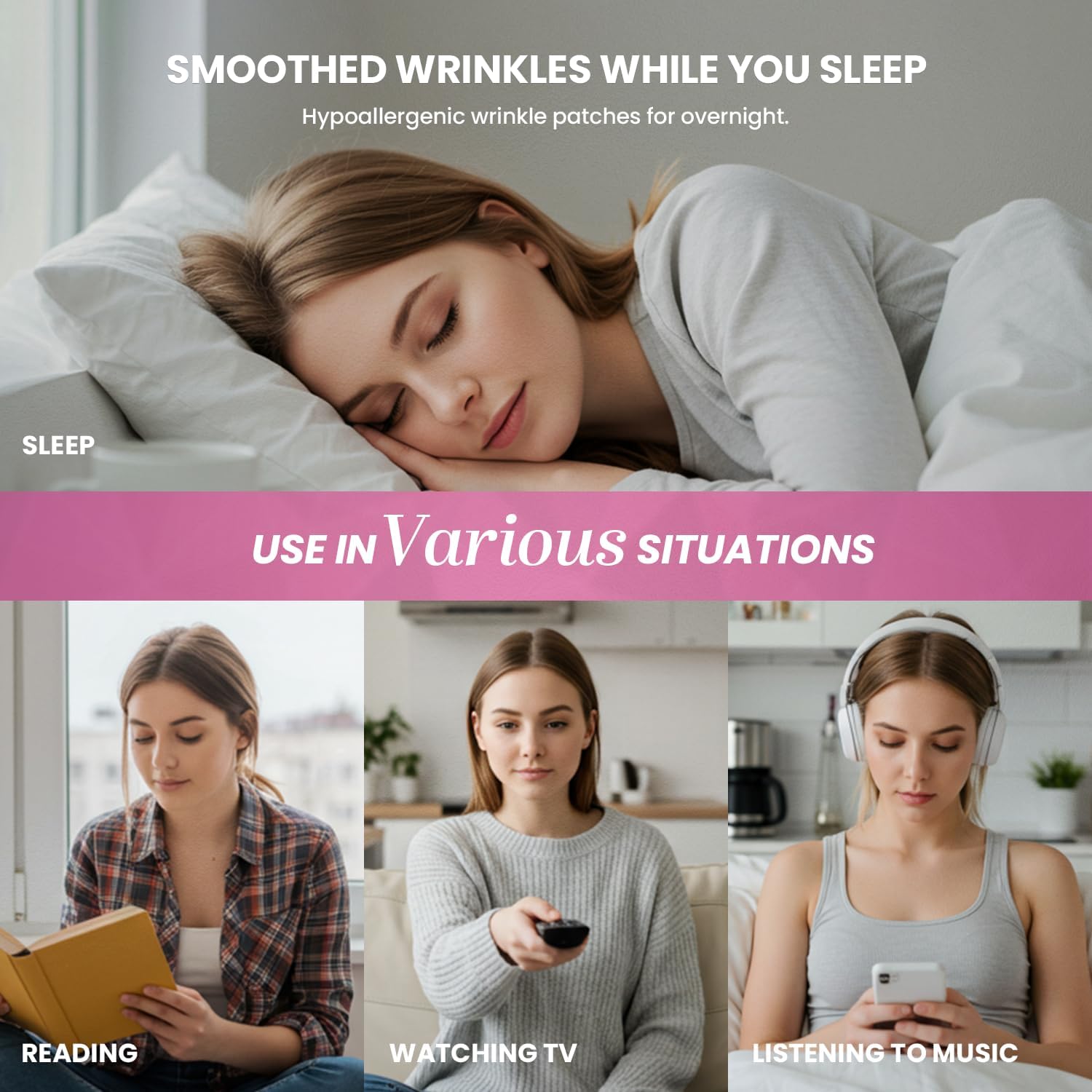 Adellina patches in night routine for smoother skin by morning
