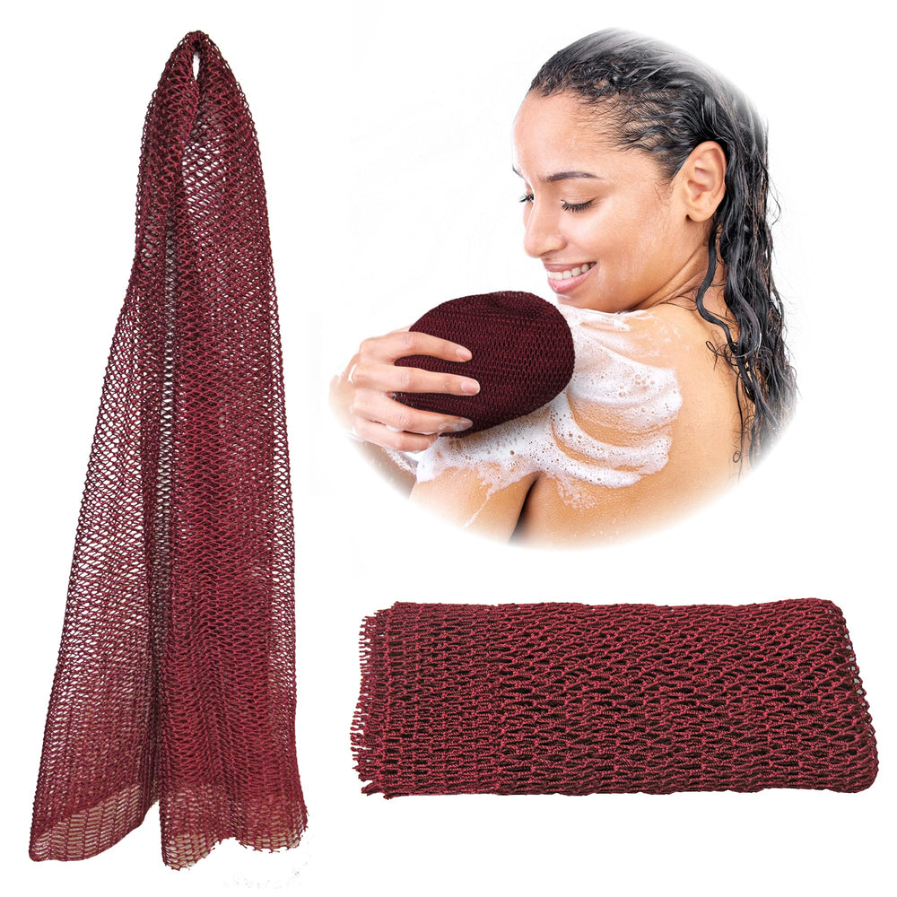 ADETON African Net Sponge original design for daily exfoliation and deep cleansing.