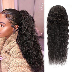 Adette clip-in wig combs plus elastic band ensure secure wear.