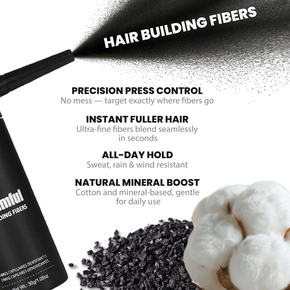Aplicador spray de Adglamful con control preciso para líneas de cabello.