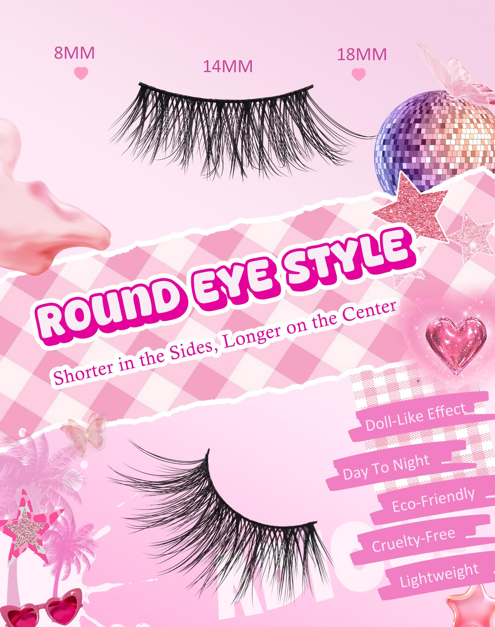 Adious Corner Lashes 3-4 provide subtle cat-eye definition for daily wear