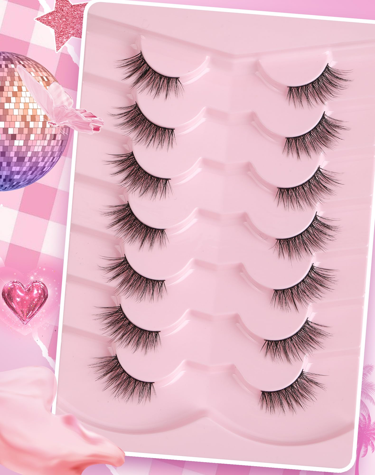 Adious Memory-Fiber Reusable Lashes stay durable after multiple wears