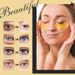 Adofect luxury gold-infused patches for at-home skin rejuvenation.