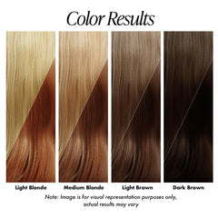 Swatches of Adore 052 French Cognac reveal warm brown tones for matching.
