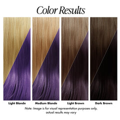 Applying Adore African Violet dye to hair for smooth, even color finish.
