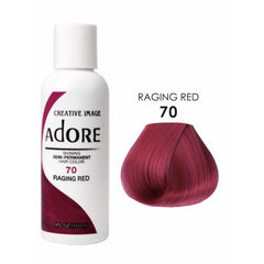 Adore Burgundy Envy color swatches showcase vivid hue for bold red looks.