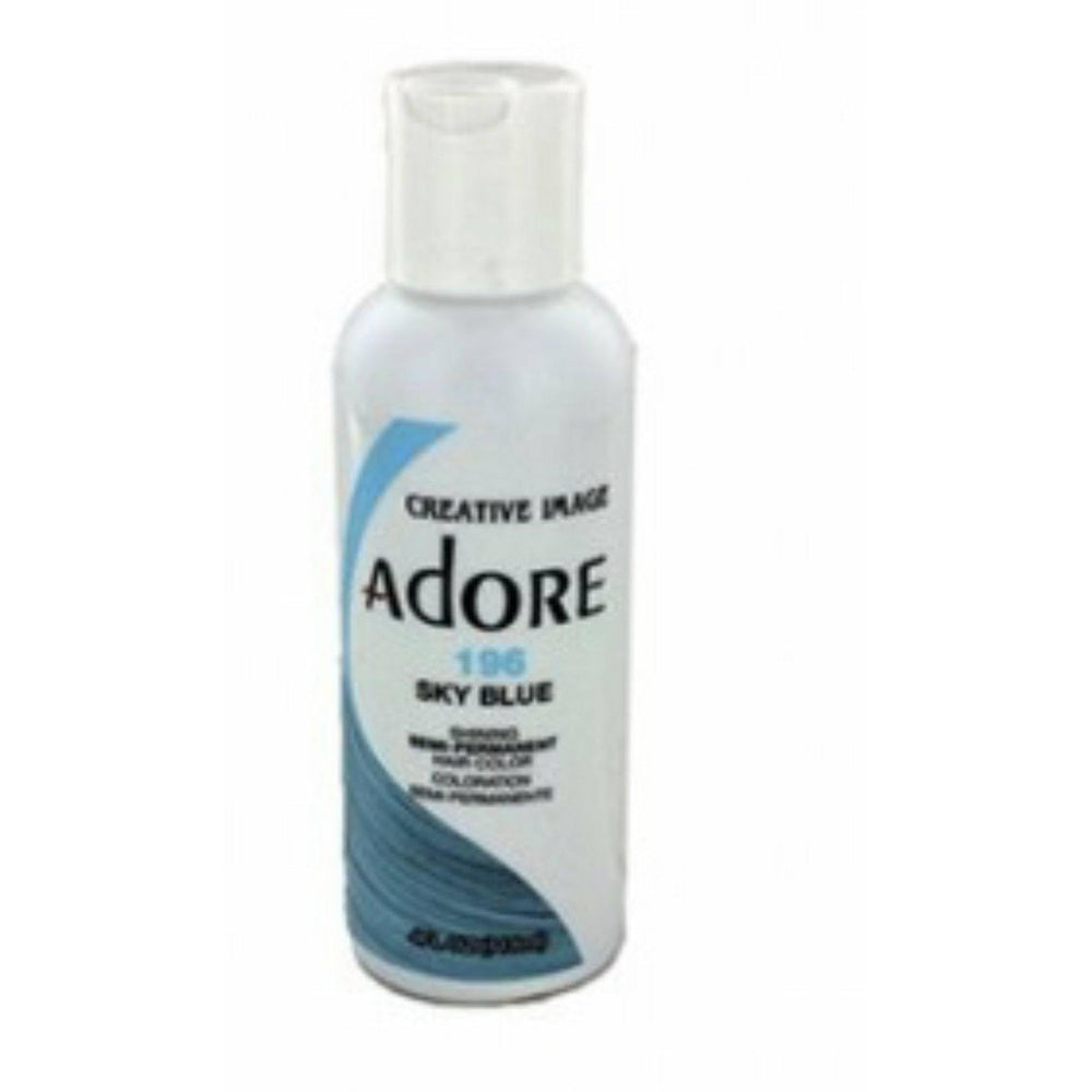 Adore Burgundy Envy on straight-textured hair demonstrates smooth, even coverage.