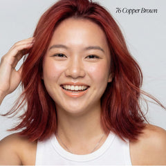 Copper brown color swatch from Adore hair color line