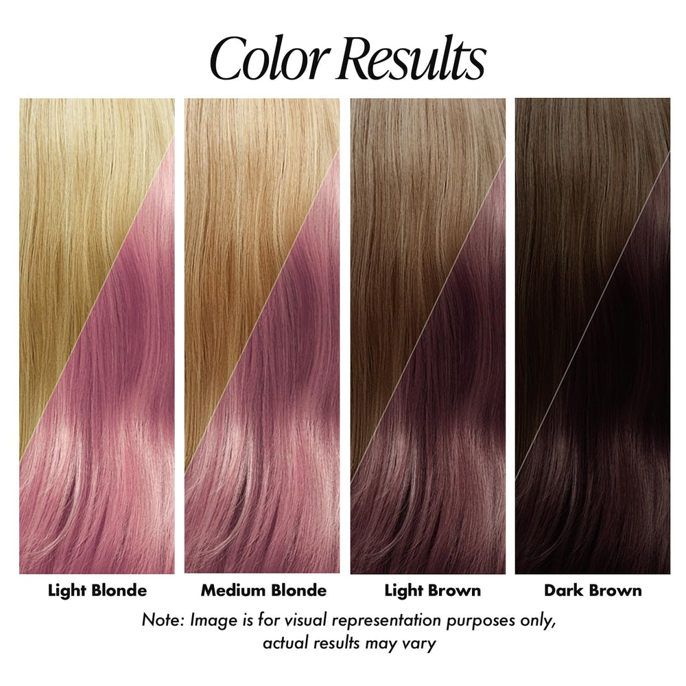 Adore Cotton Candy Pink swatches illustrating even coverage on multiple textures.
