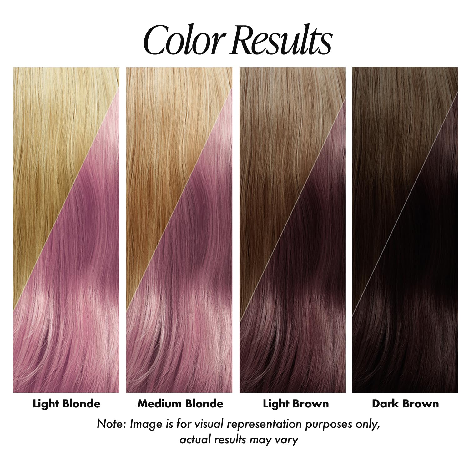 Adore Pink Petal application stroke on hair demonstrates easy, even coverage