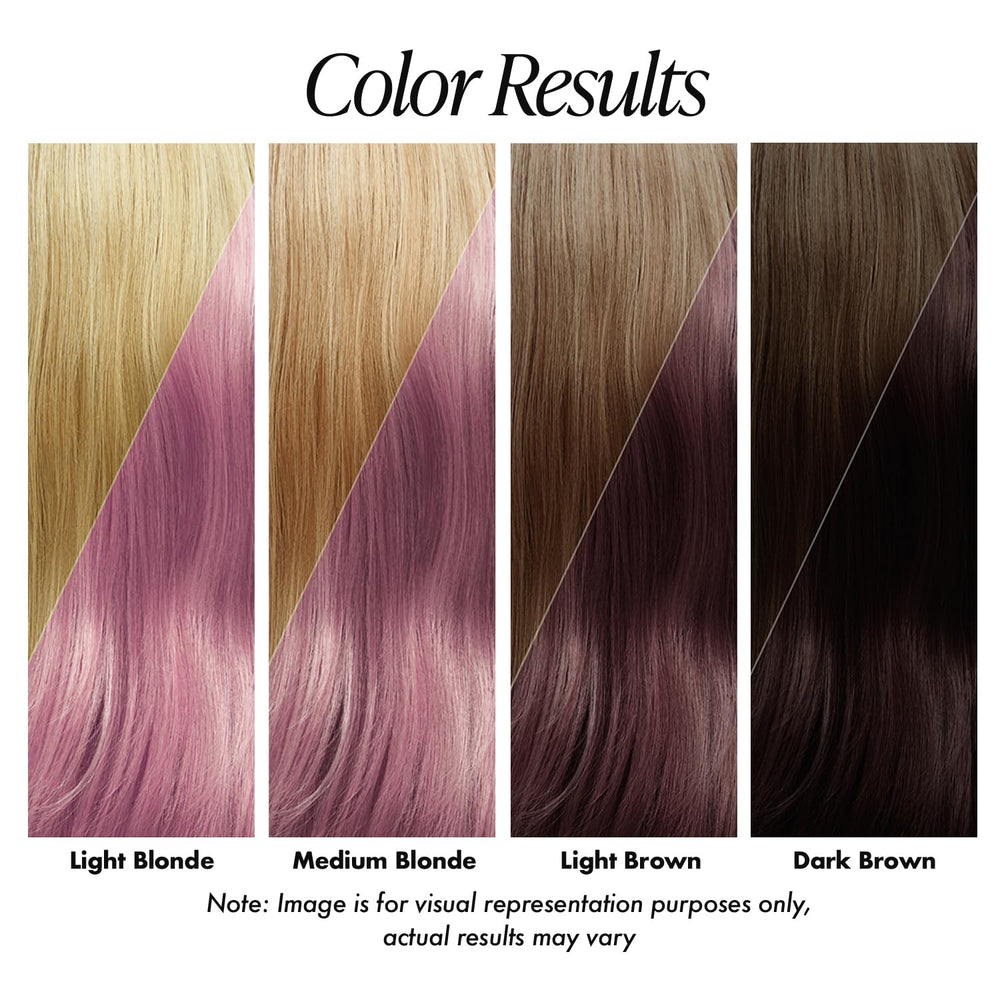 Adore Pink Petal application stroke on hair demonstrates easy, even coverage