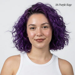 Adore Purple Rage dye bottle pour shows easy, mess-free application.