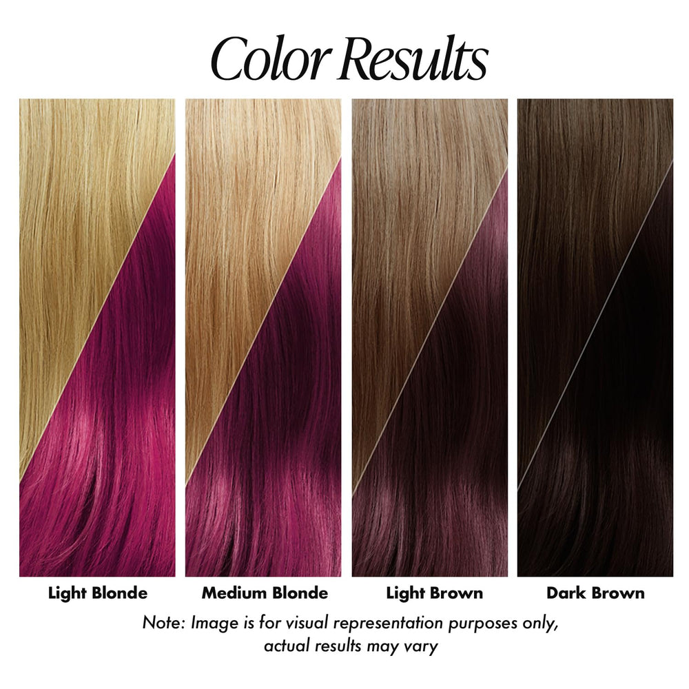 Adore Raspberry Twist packaging highlights vegan formula for ethical color choices.