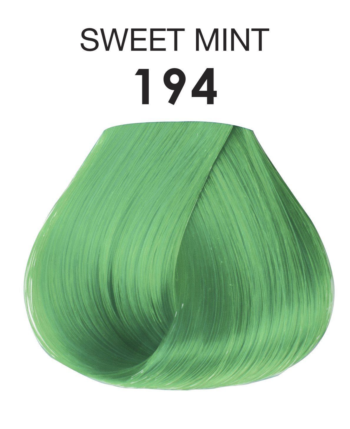Adore Sweet Mint hands applying dye for easy at-home use.