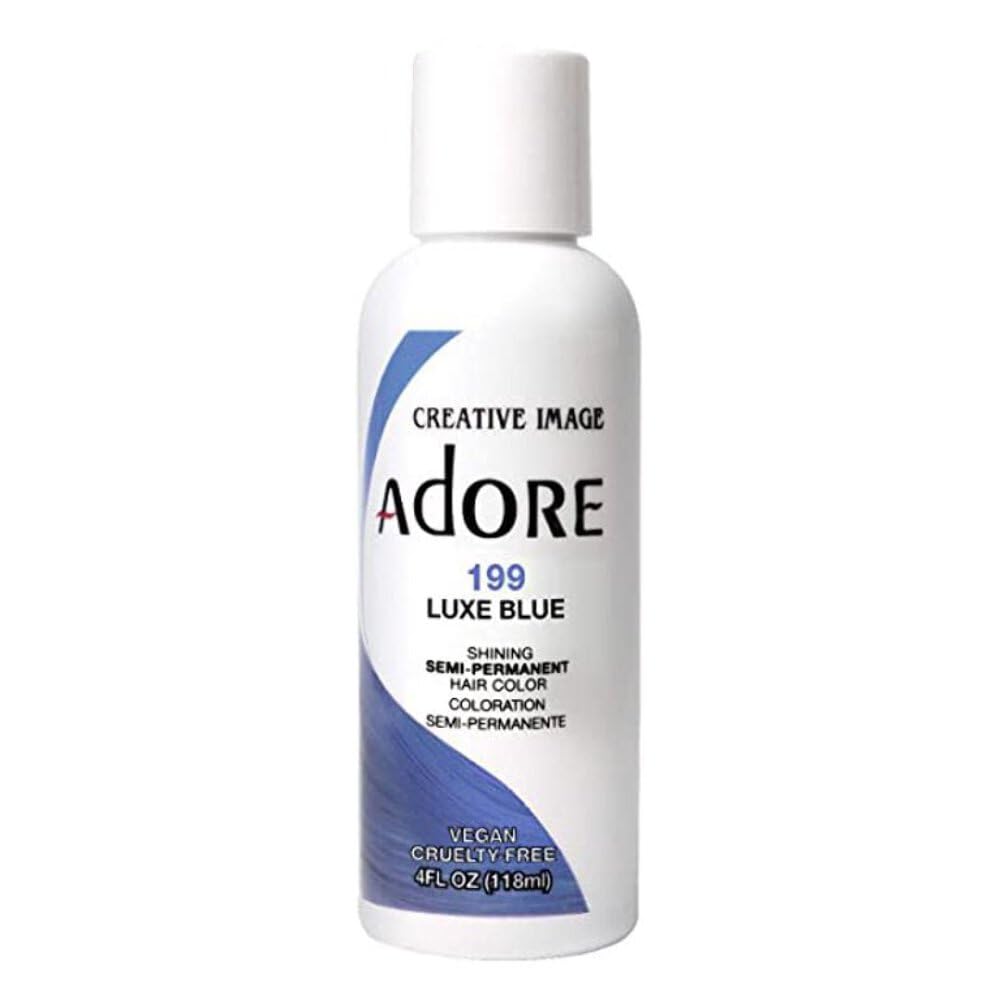 Adore bottle emphasizes no ammonia, peroxide, or alcohol in the formula.