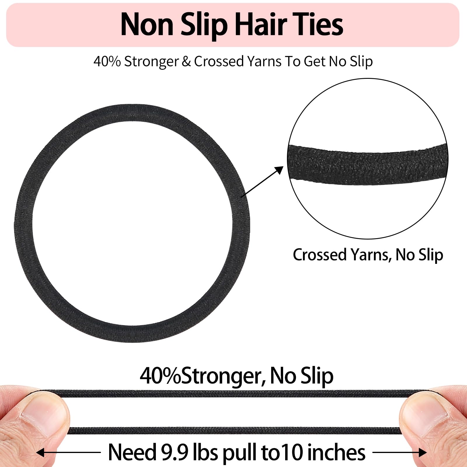 Gentle enough for fine or thin hair while maintaining strength.