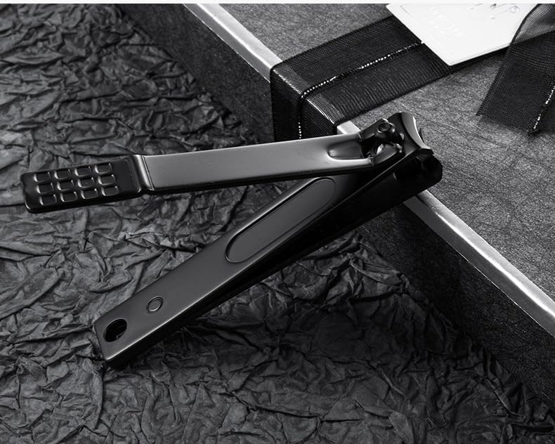 Adulahi nail clippers with black matte finish for durability
