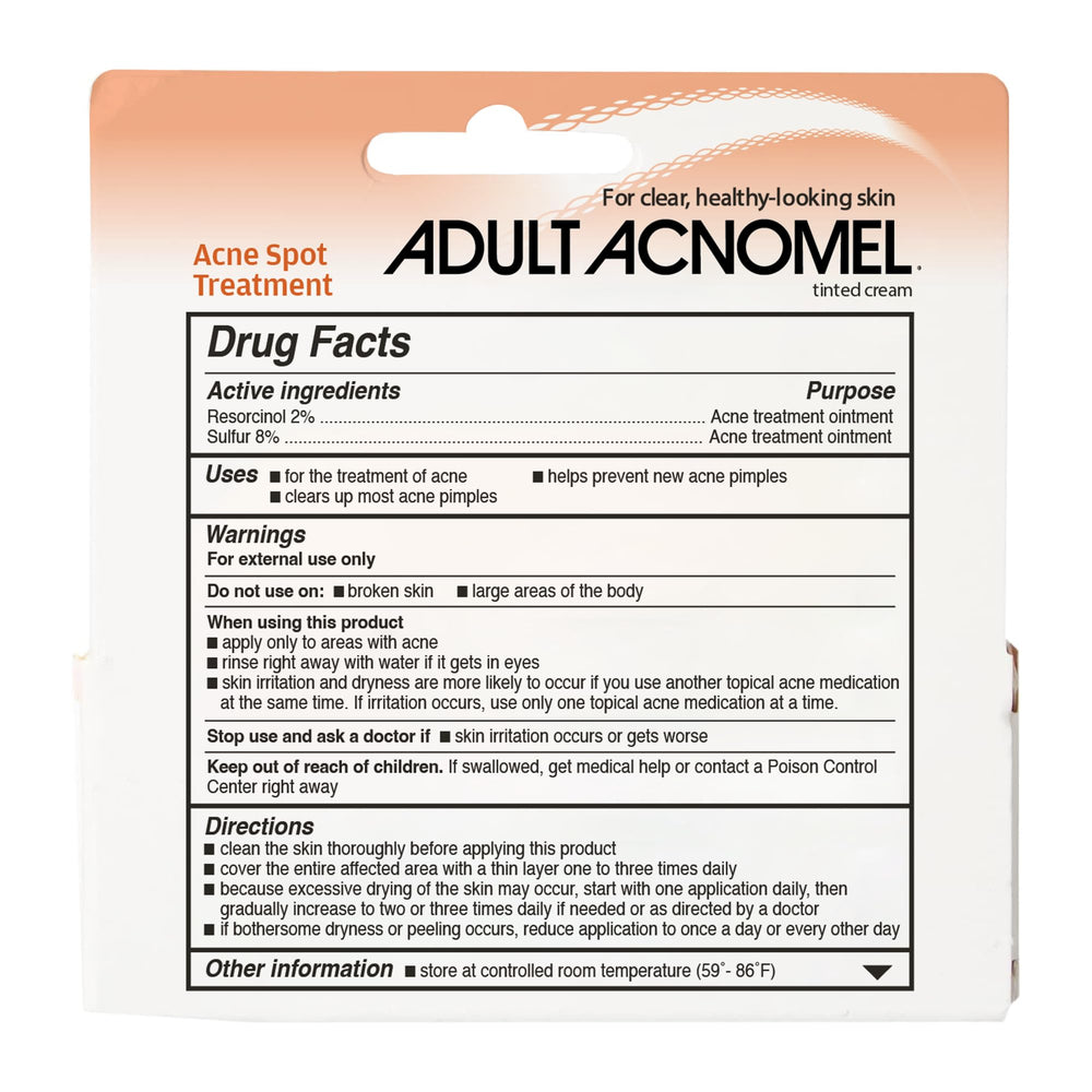 Adult Acnomel tratamiento para rosácea leve, mejora rojeces.