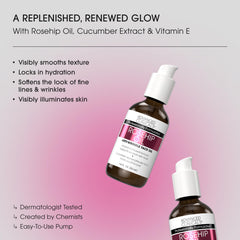 Advanced Clinicals Aceite Rosa Mosqueta, vitamina E; nutre y mejora textura de piel.