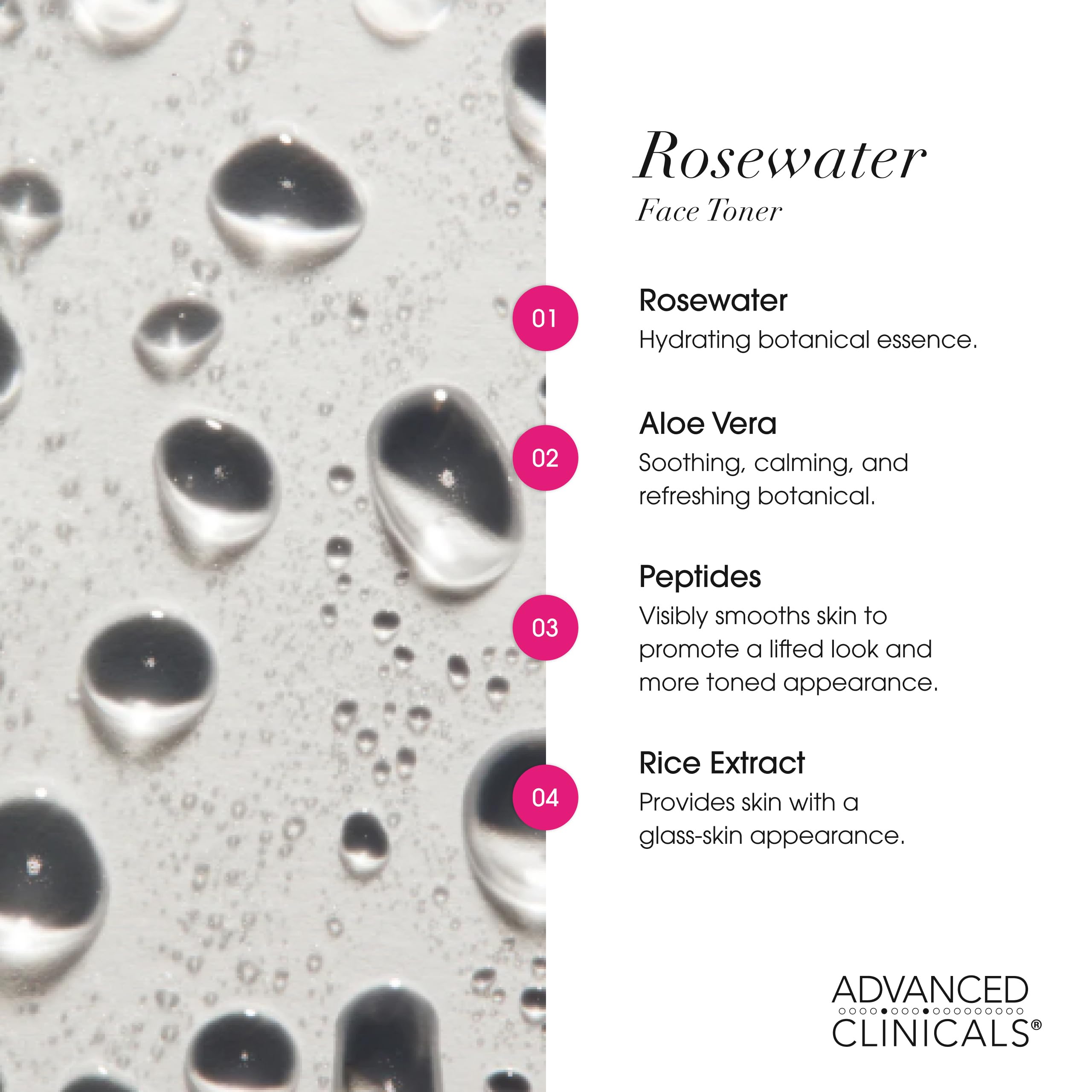 Advanced Clinicals aloe vera face mist hydrates while soothing irritated areas.