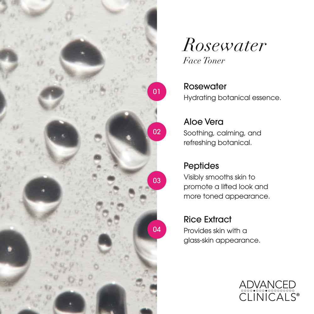 Advanced Clinicals aloe vera face mist hydrates while soothing irritated areas.
