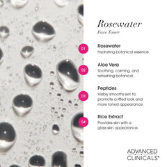 Advanced Clinicals aloe vera face mist hydrates while soothing irritated areas.