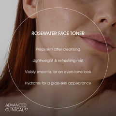 Advanced Clinicals charcoal face mist promotes detox and balance with a light touch.