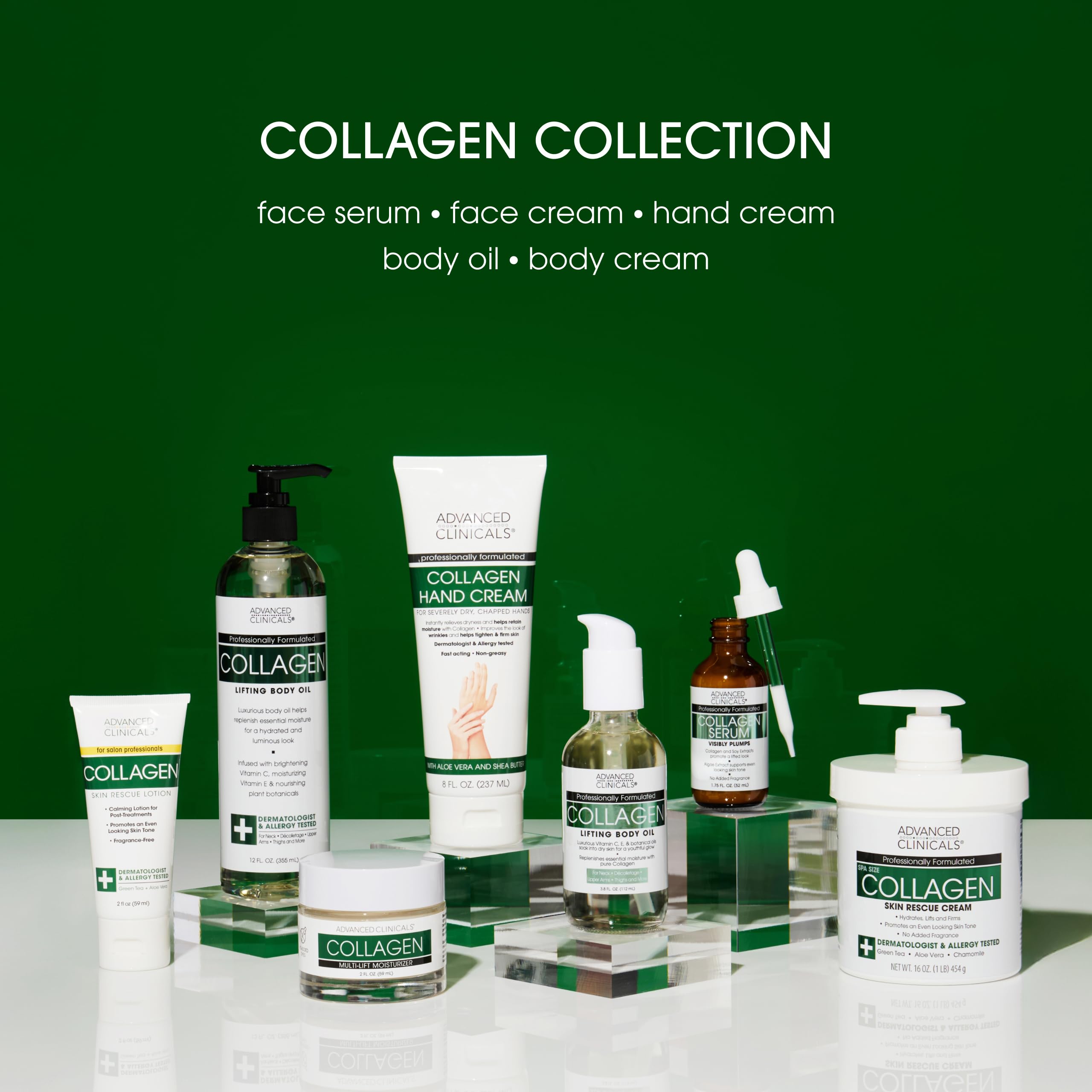 Advanced Clinicals crema de manos con colágeno, quinoa y zanahoria para piel seca.