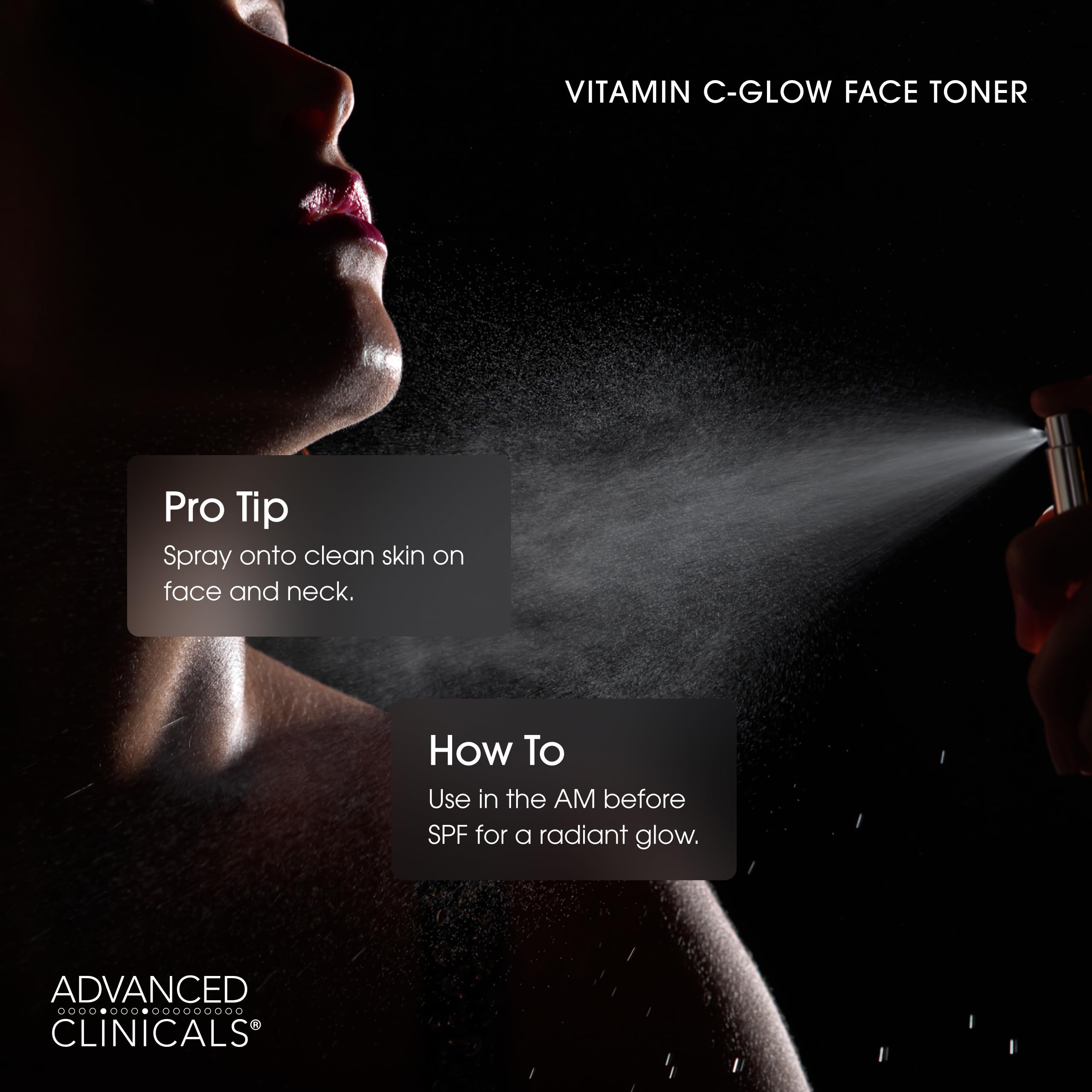 Advanced Clinicals: hidratación instantánea al rociar la bruma.